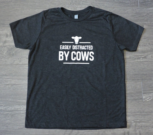 TShirt - Easily Distracted by Cows Child